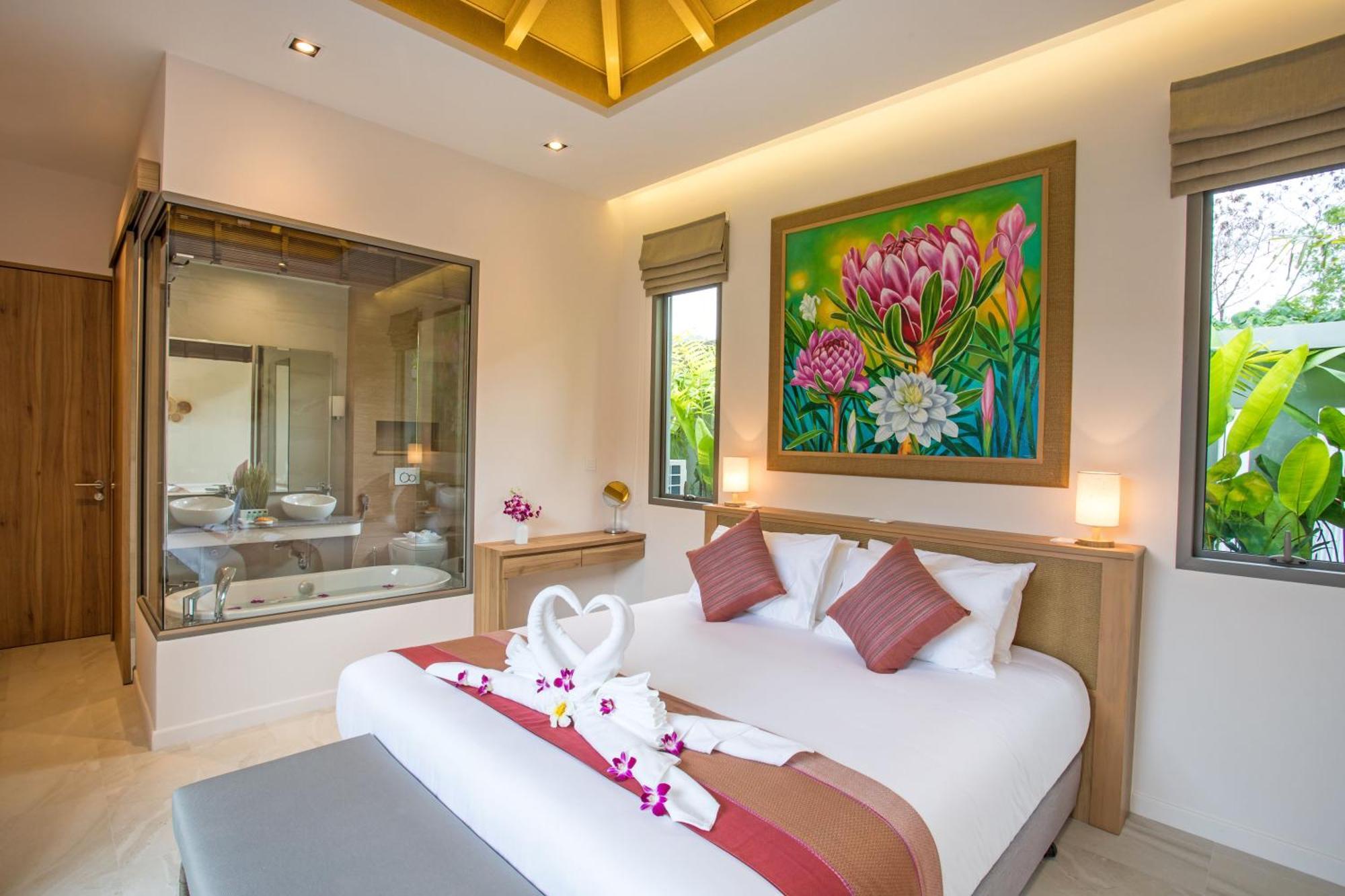Boutique 2Br Villa Dalaa 1, Chemical Free Pool, Gated Residence, Kamala Beach Buitenkant foto