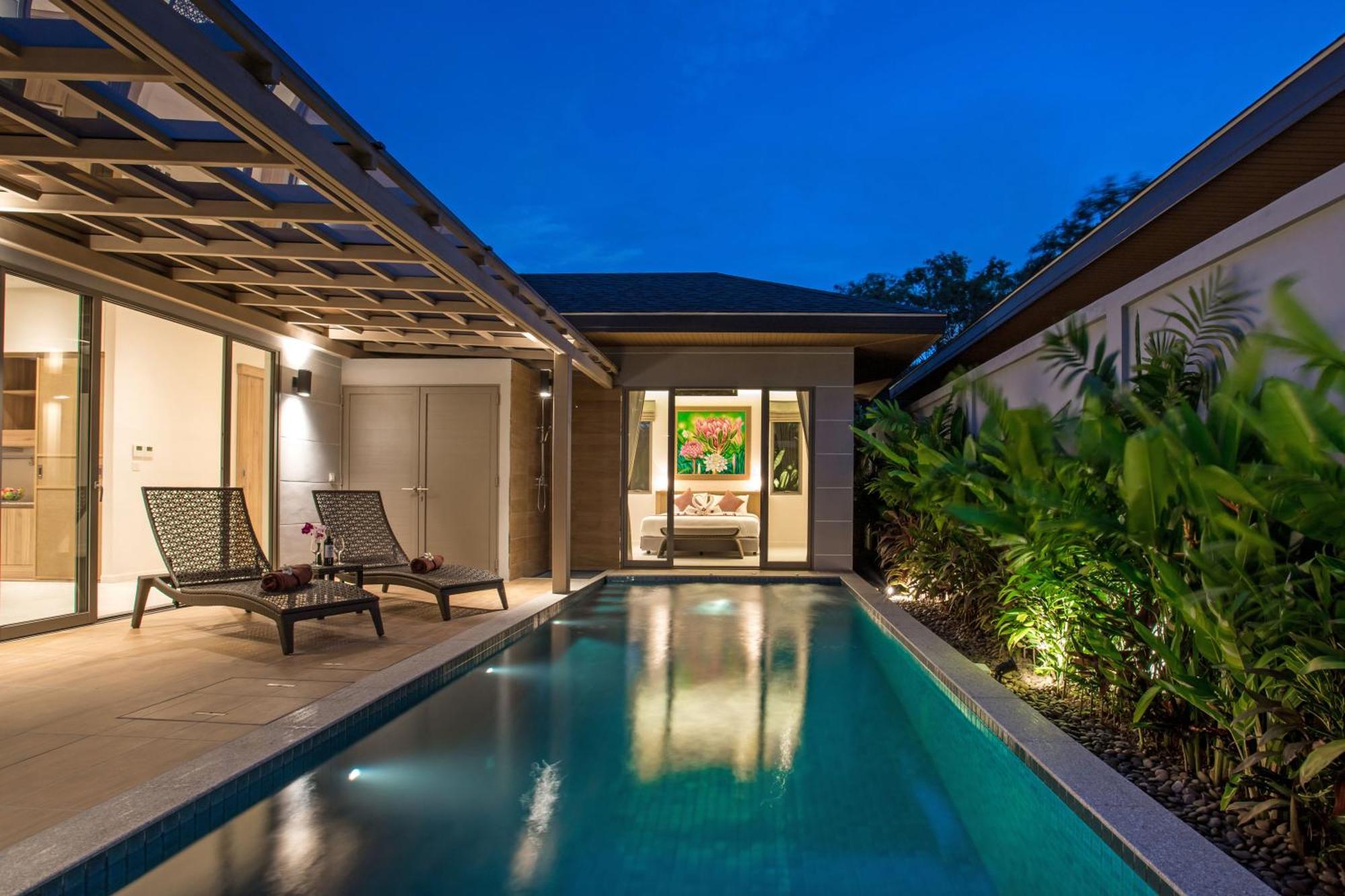 Boutique 2Br Villa Dalaa 1, Chemical Free Pool, Gated Residence, Kamala Beach Buitenkant foto
